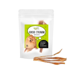 Лакомство для собак Lucky bits конское сухожилие, 30 гр
